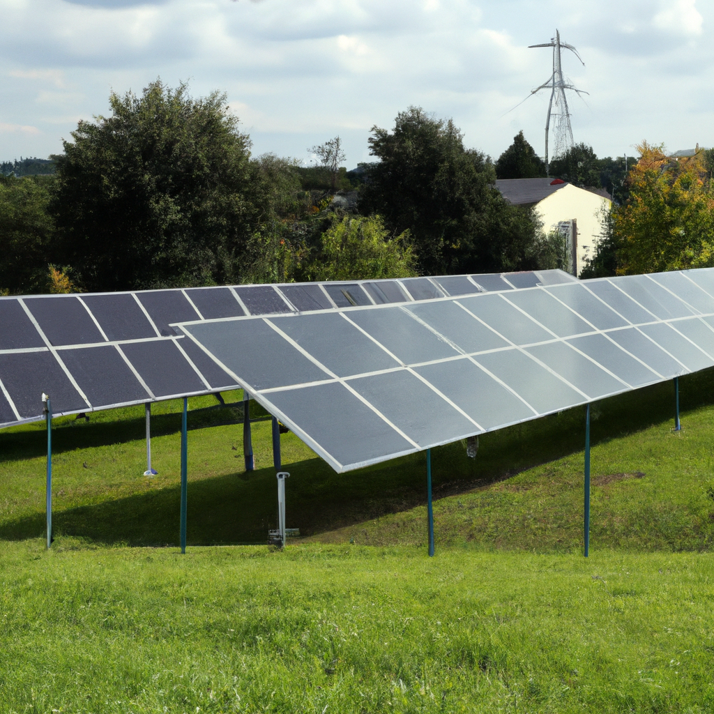 Solární elektrárna na střeše školy
